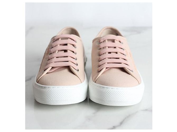 Salvatore Ferragamo Canvas Logo Sneaker Pink - Ansicht 3