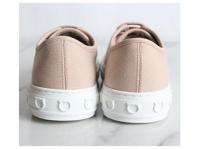 Salvatore Ferragamo Canvas Logo Sneaker Pink - Ansicht 6