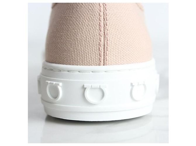 Salvatore Ferragamo Canvas Logo Sneaker Pink - Ansicht 8