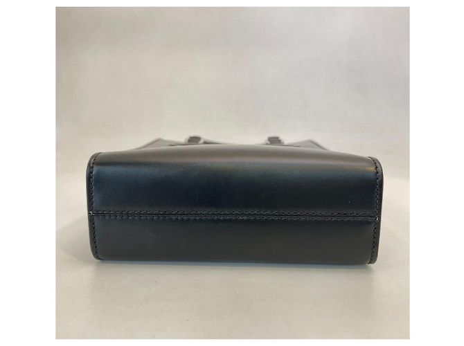 Prada Borsa a tracolla con logo triangolare ricamato Nero - vista 6