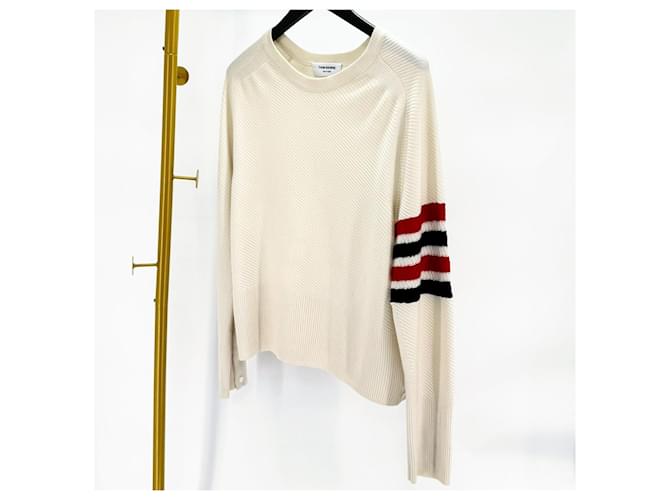 Thom Browne Wollstrick mit diagonalem Armband Mehrfarben - Ansicht 2