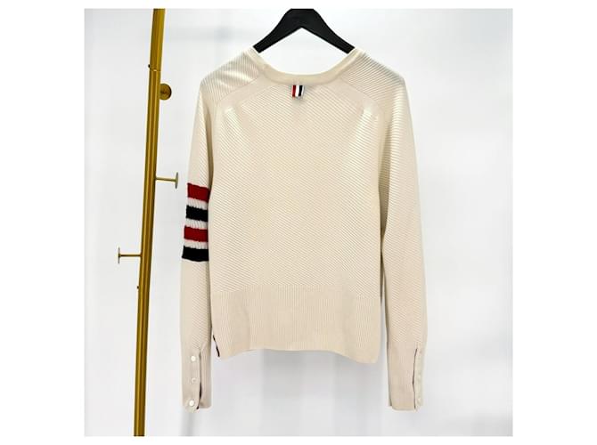Thom Browne Wollstrick mit diagonalem Armband Mehrfarben - Ansicht 3