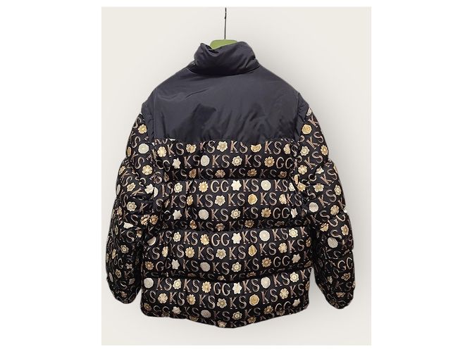 Gucci Giacca puffer Black Scott Printed Nero - vista 3
