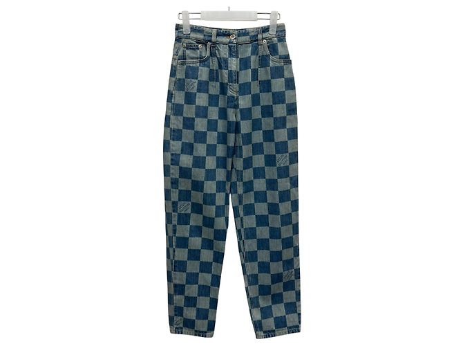 Louis Vuitton Pantalones de denim Damier Multicolor - vista 2