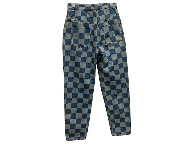 Louis Vuitton Pantalones de denim Damier Multicolor - vista 7