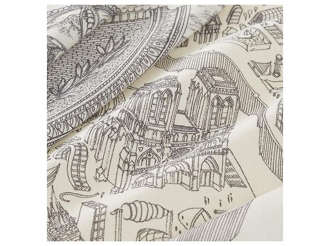 Hermès Xale Cavalier Branco - vista 6
