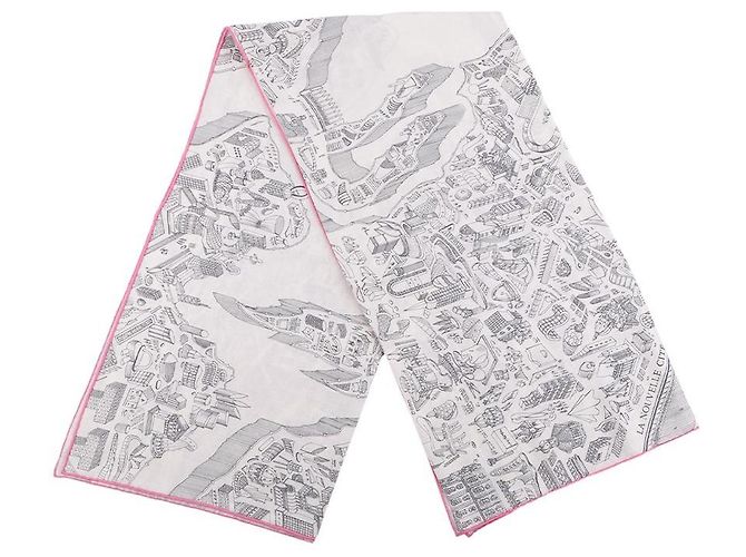 Hermès Xale Cavalier Branco - vista 7