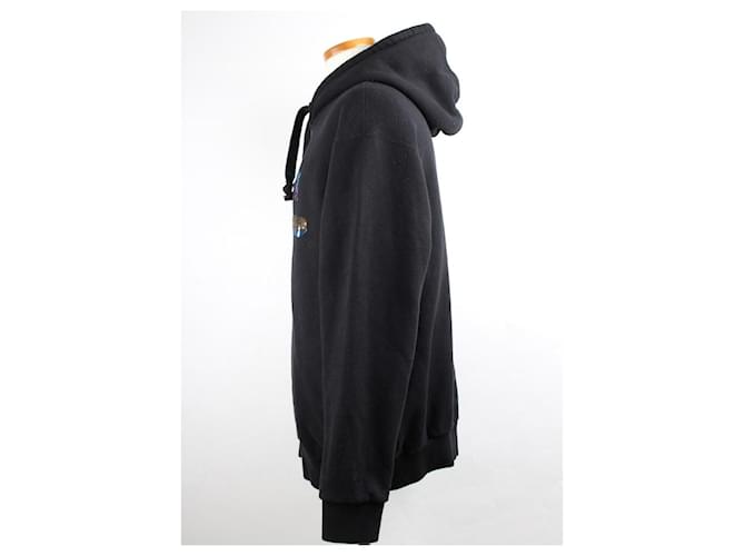 Gucci Kapuzenpullover mit Pailletten-Logo Schwarz - Ansicht 2