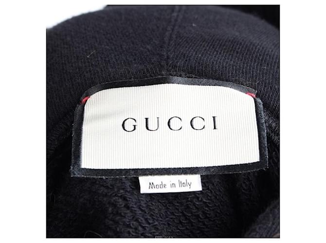 Gucci Kapuzenpullover mit Pailletten-Logo Schwarz - Ansicht 4