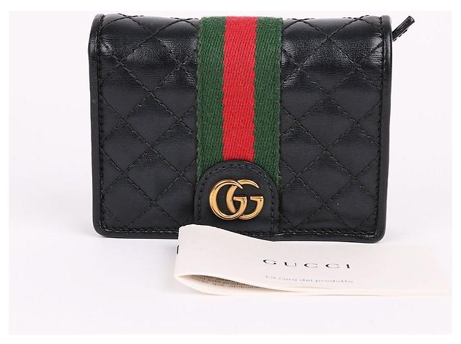 Gucci Cartera Quilted Black Marmont para mujer Negro - vista 12