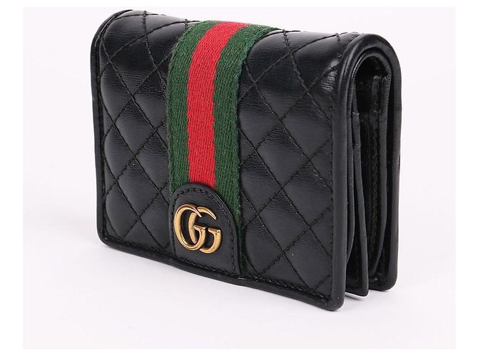 Gucci Cartera Quilted Black Marmont para mujer Negro - vista 3