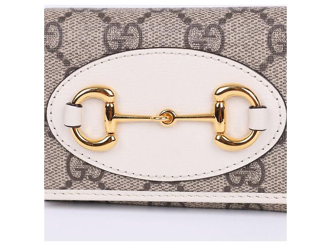 Horsebit 1955 Gucci Cartera GG Canvas Horsebit bañada en oro Multicolor - vista 2