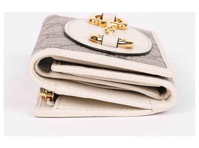 Horsebit 1955 Gucci Cartera GG Canvas Horsebit bañada en oro Multicolor - vista 5