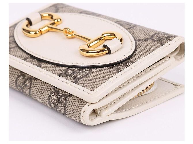 Horsebit 1955 Gucci Cartera GG Canvas Horsebit bañada en oro Multicolor - vista 8