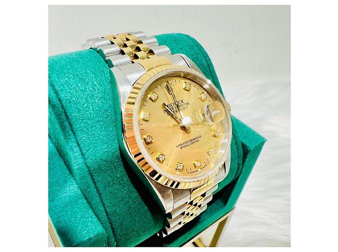 Orologio Rolex combinato con diamanti Multicolore - vista 2