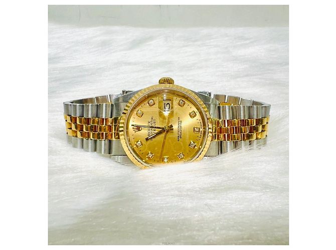 Orologio Rolex combinato con diamanti Multicolore - vista 4