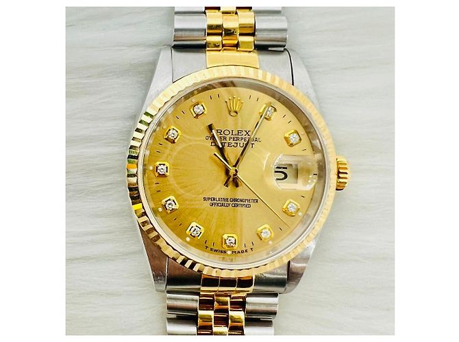 Orologio Rolex combinato con diamanti Multicolore - vista 7