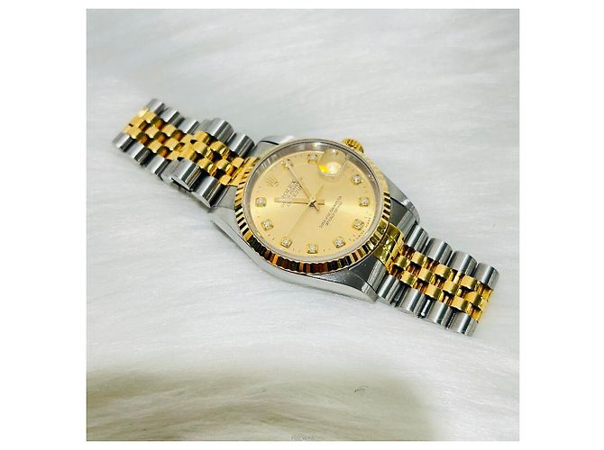 Orologio Rolex combinato con diamanti Multicolore - vista 8