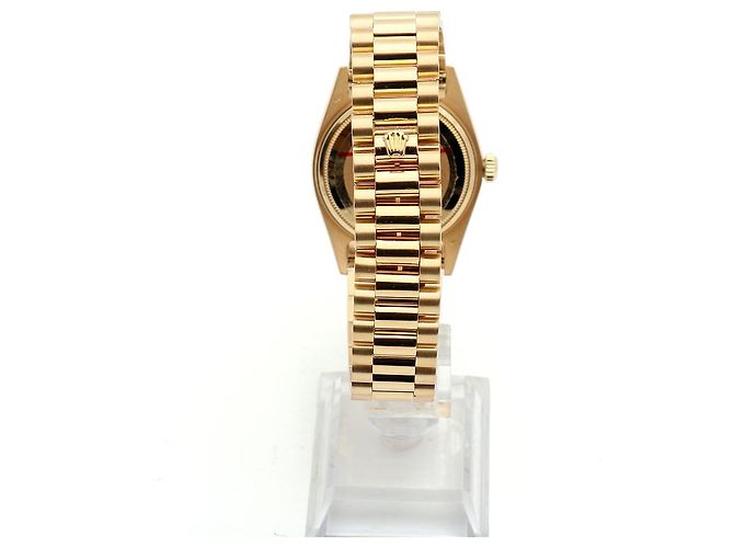 Rolex Orologio in oro da uomo Day-Date, quadrante romano oro champagne opaco D'oro - vista 6