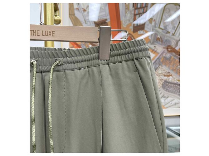 Dior Wool Track Pants Khaki Brown - view 3
