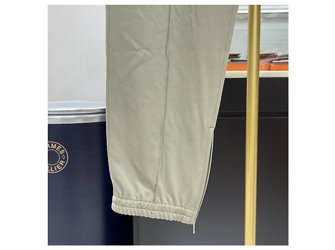 Dior Wool Track Pants Khaki Brown - view 4