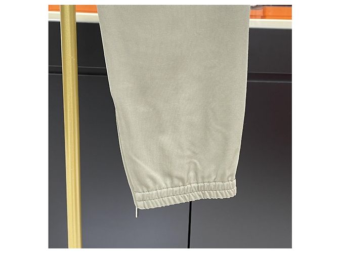 Dior Wool Track Pants Khaki Brown - view 7