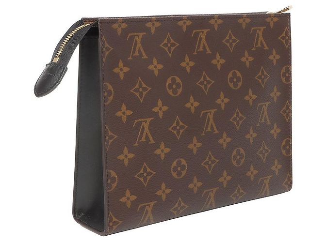 Louis Vuitton Pochette Toilette Monogram NM Nero - vista 3