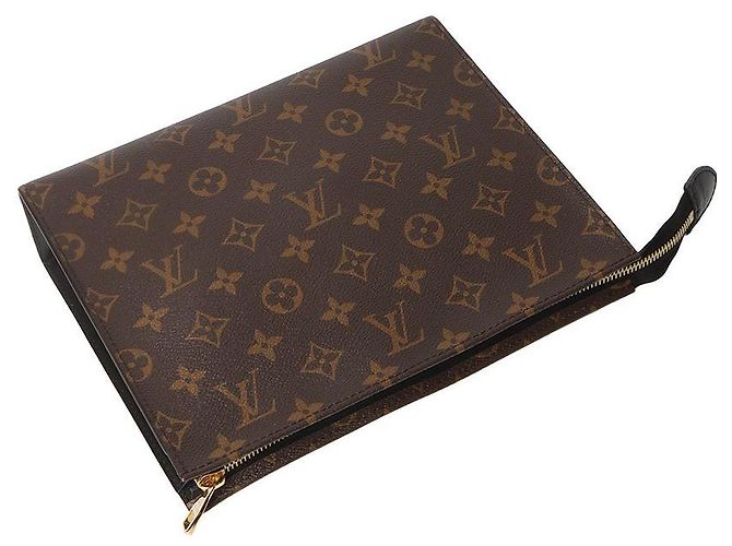 Louis Vuitton Pochette Toilette Monogram NM Nero - vista 5