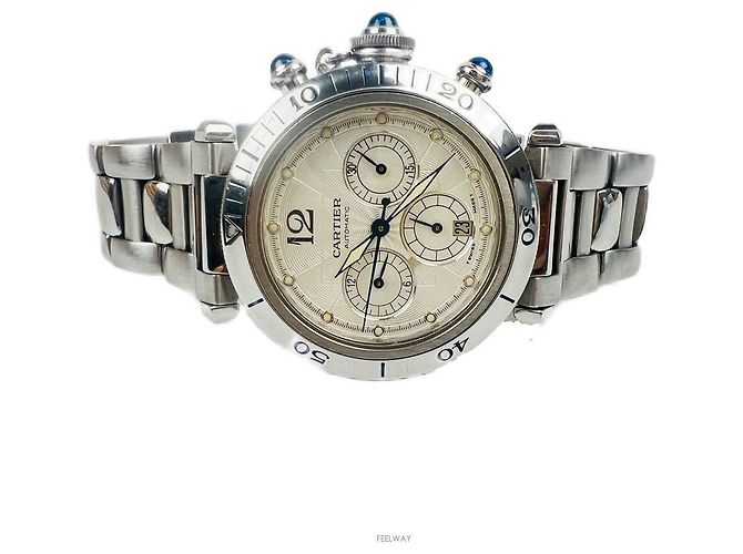 Cartier Orologio Cronografo Automatico da Uomo Pasha Multicolore - vista 4
