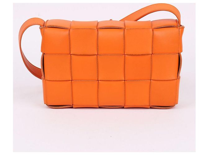 Bottega Veneta Piccola borsa a tracolla Cassette Arancione - vista 5