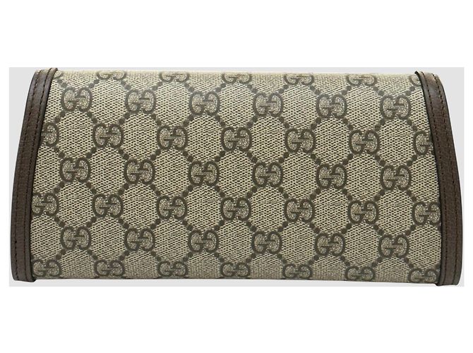 Gucci Portafoglio Blondie WOC con catena Beige Ebony Marrone - vista 10