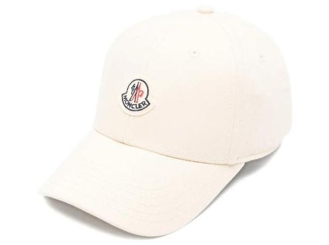 Moncler Boné de Beisebol em Gabardine Branco - vista 4