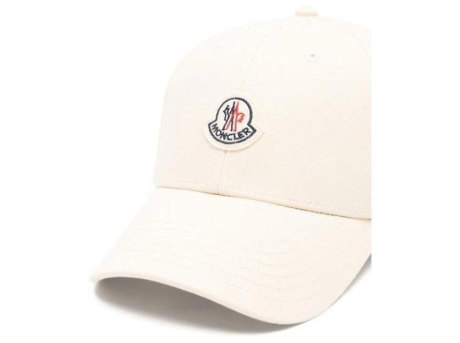 Moncler Boné de Beisebol em Gabardine Branco - vista 5