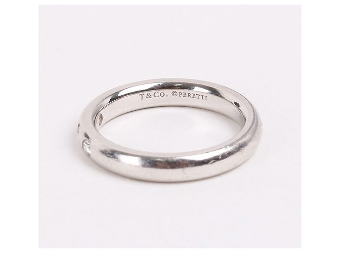 Tiffany & Co Anello Peretti in platino e diamante Argento - vista 4