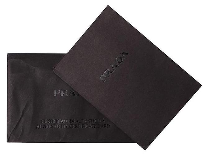 Prada Borsa a Spalla Saffiano Queer Marrone - vista 7