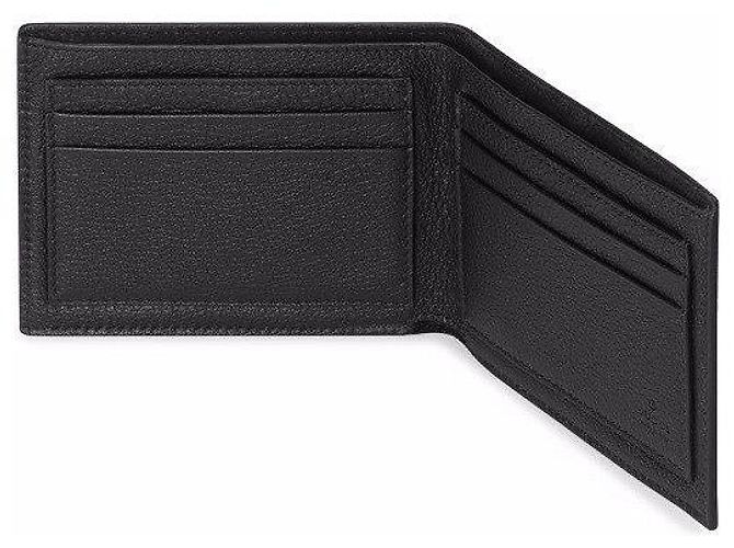 Gucci Embossed Logo Bi-Fold Wallet Black - view 3