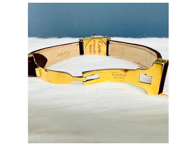 Orologio Cartier Must Tank placcato oro - vista 6