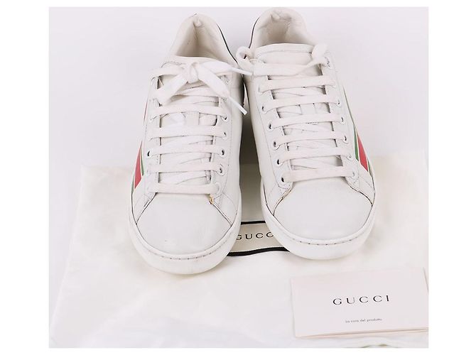 Gucci Weiße Damen-Sneaker mit Interlocking-Logo - Ansicht 10