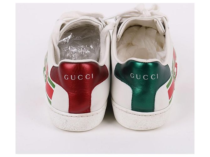 Gucci Weiße Damen-Sneaker mit Interlocking-Logo - Ansicht 7