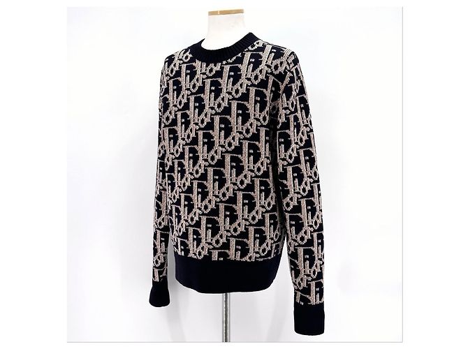 Dior Suéter de malha jacquard Oblique - vista 3