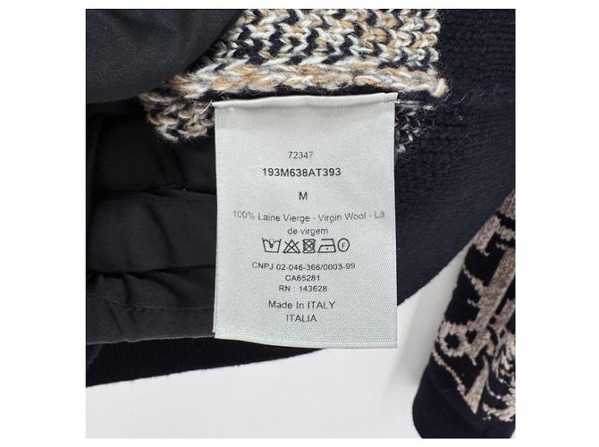 Dior Suéter de malha jacquard Oblique - vista 7