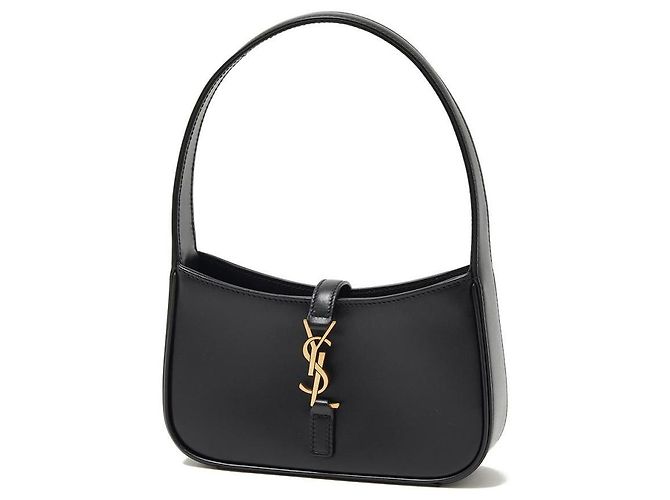 Saint Laurent Black Monogram HOBO QUEENS Leder Tasche Schwarz - Ansicht 12