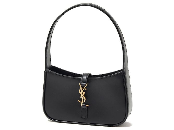 Saint Laurent Black Monogram HOBO QUEENS Leder Tasche Schwarz - Ansicht 2