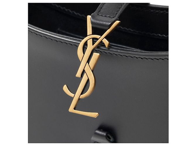Saint Laurent Black Monogram HOBO QUEENS Leder Tasche Schwarz - Ansicht 7
