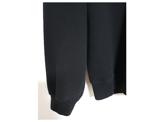 Balenciaga Black Paris Flag Embroidered Sweatshirt - view 2