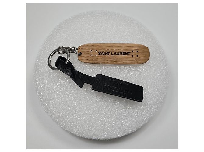 Saint Laurent Portachiavi con logo skateboard in legno Multicolore - vista 2