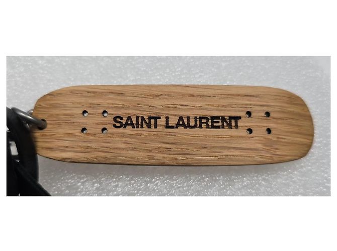 Saint Laurent Portachiavi con logo skateboard in legno Multicolore - vista 4