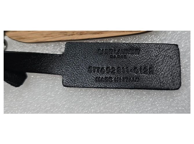Saint Laurent Portachiavi con logo skateboard in legno Multicolore - vista 5