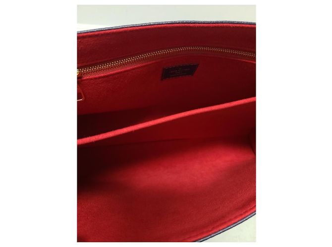 Louis Vuitton Borsa a Spalla Navy Monogram Empreinte Saint Germain Blu - vista 5