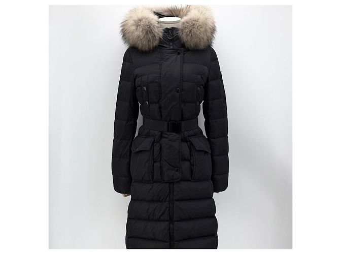 Chaqueta larga de plumón Moncler Chloe Plata - vista 2
